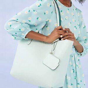 Kate‎ Spade Ava Reversible Tote in Fig Leaf